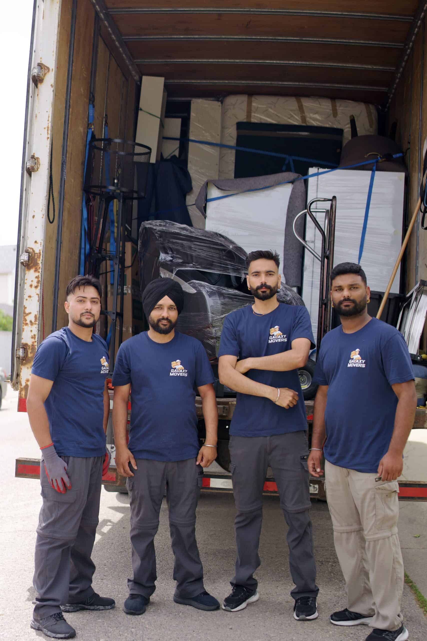 Professional movers working in Banff