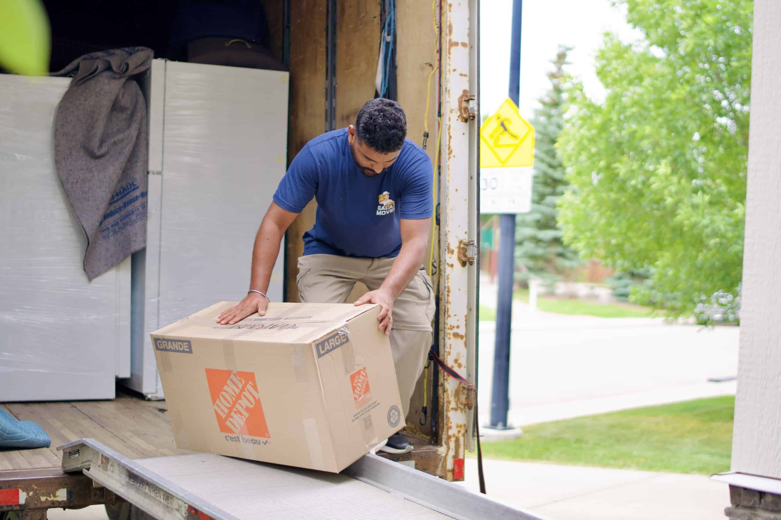 Professional movers working in Barrhead