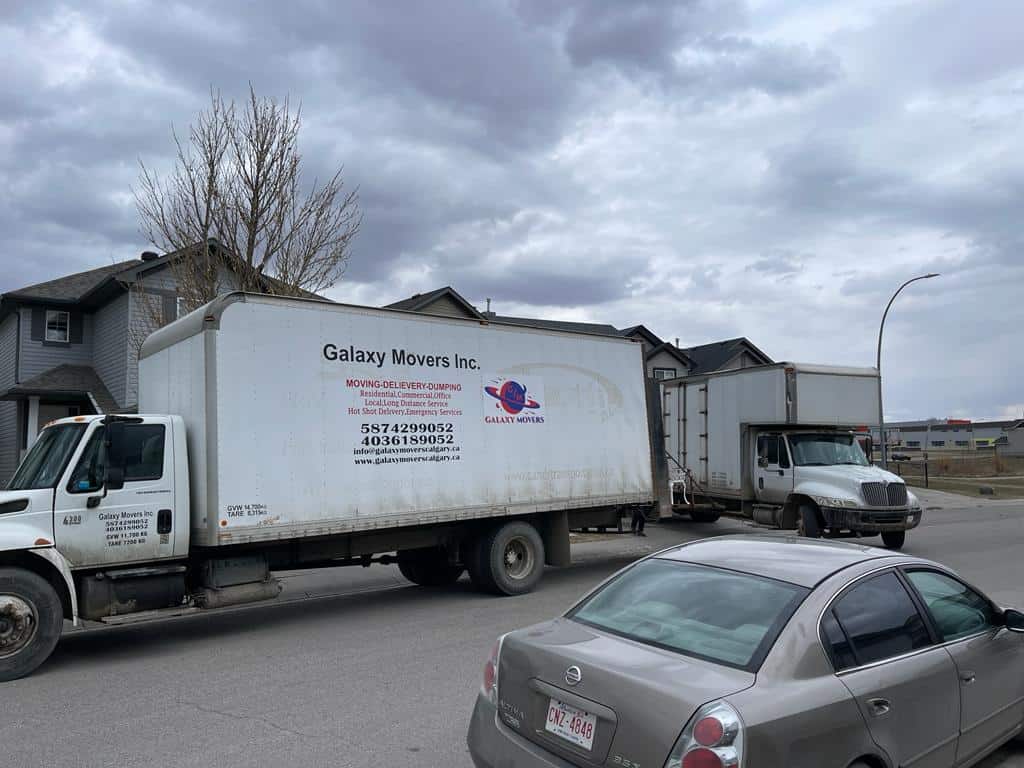 Galaxy Movers moving project in Cochrane
