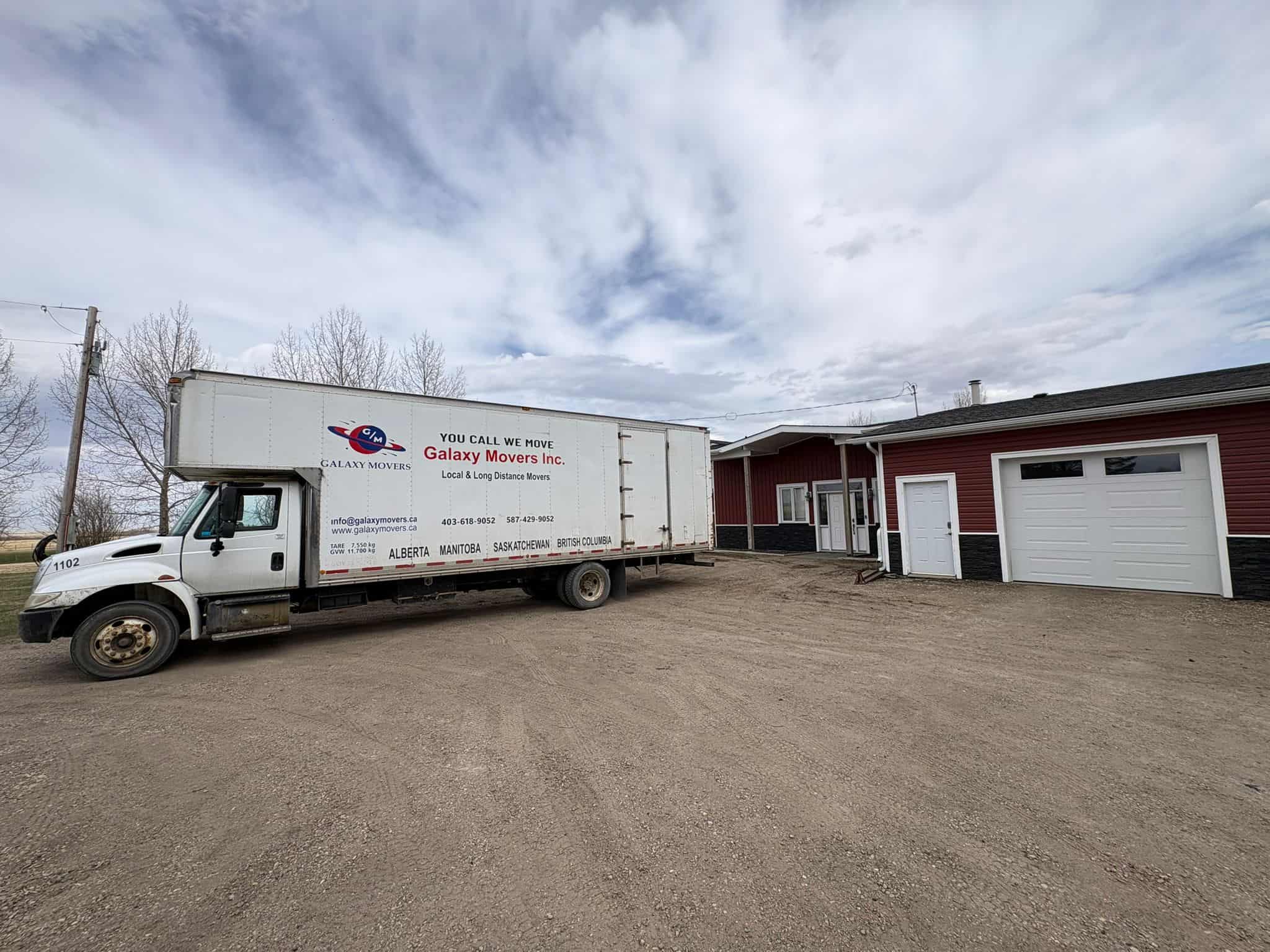 Residential moving project in High River
